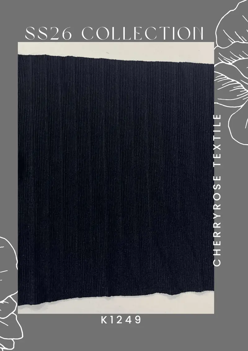 Coded fabric quality from the Cherryrose Textile SS26 catalogue