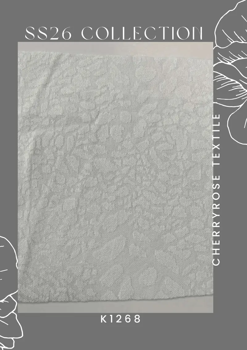 Coded fabric quality from the Cherryrose Textile SS26 catalogue