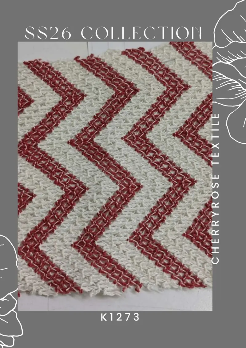 Coded fabric quality from the Cherryrose Textile SS26 catalogue