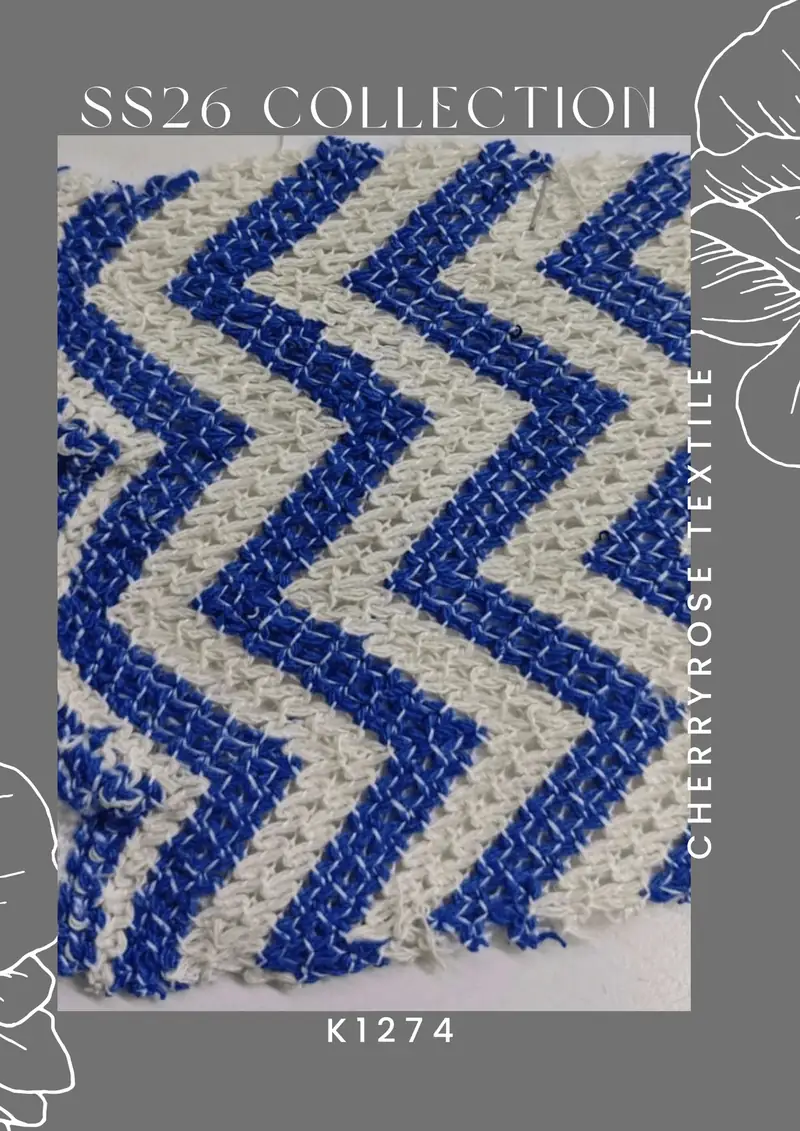 Coded fabric quality from the Cherryrose Textile SS26 catalogue