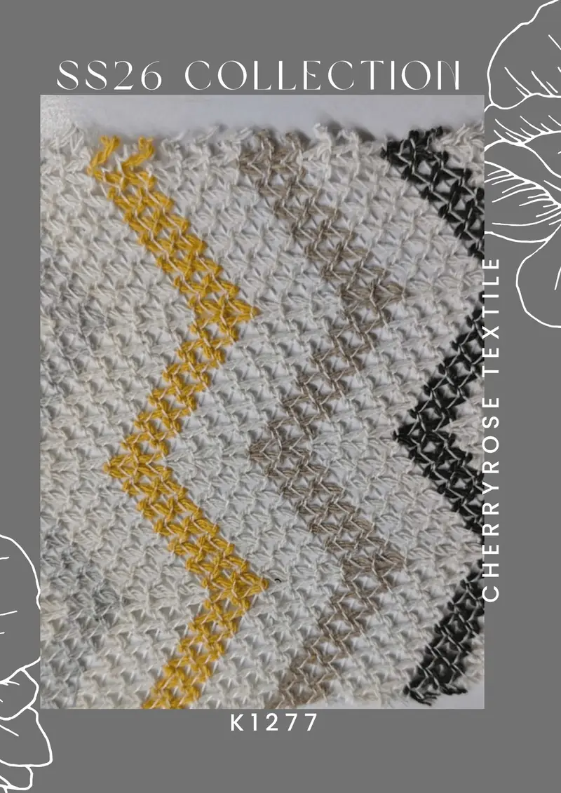 Coded fabric quality from the Cherryrose Textile SS26 catalogue