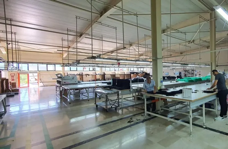 Garment production floor, Cherryrose Textile, Türkiye