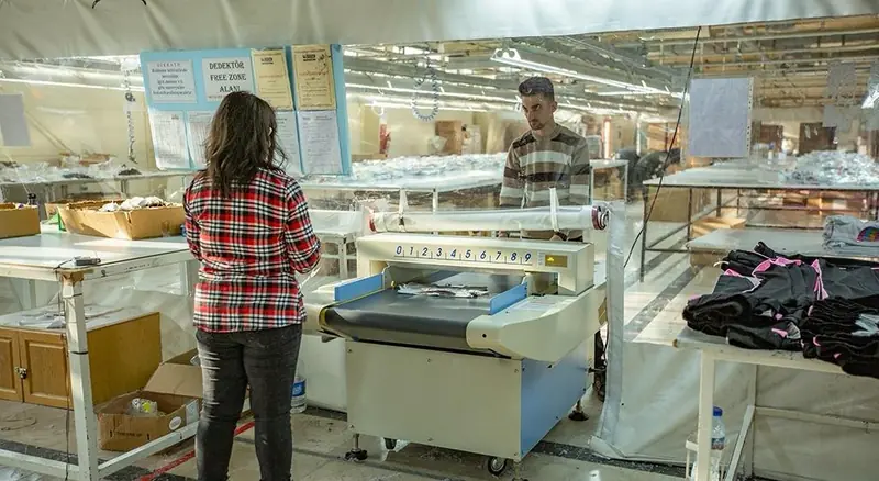 Garment production floor, Cherryrose Textile, Türkiye