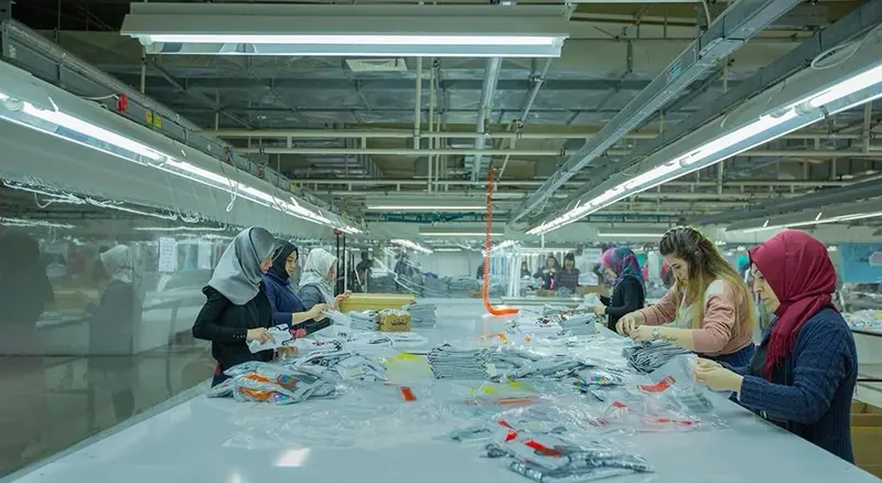 Garment production floor, Cherryrose Textile, Türkiye