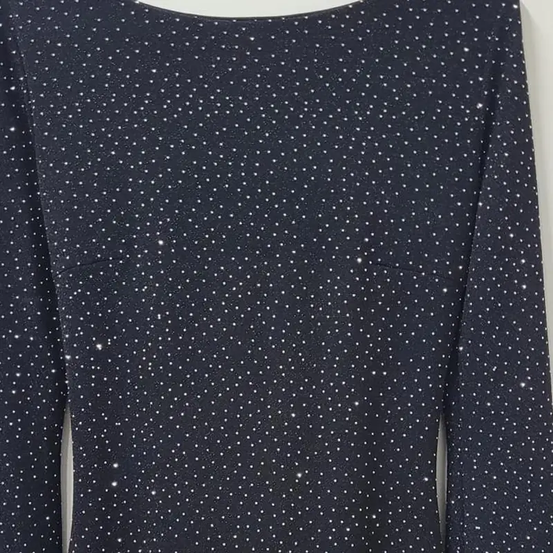 Garment finishing detail: sequin