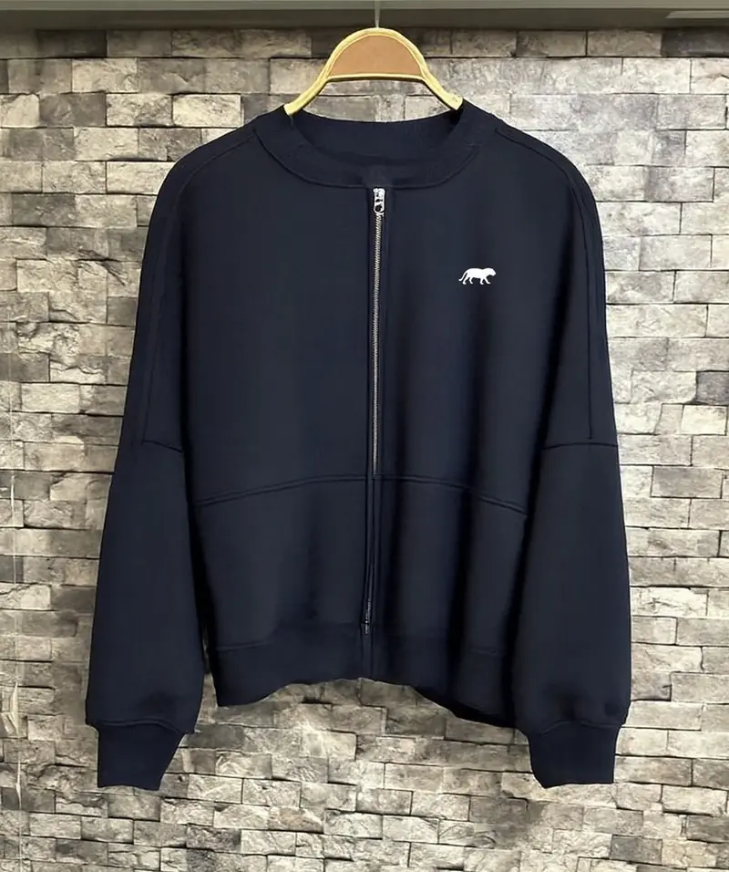 Knitted jersey streetwear piece produced by Cherryrose Textile