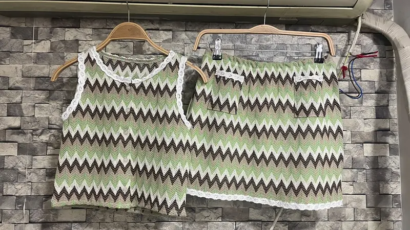 Private label production sample manufactured by Cherryrose Textile