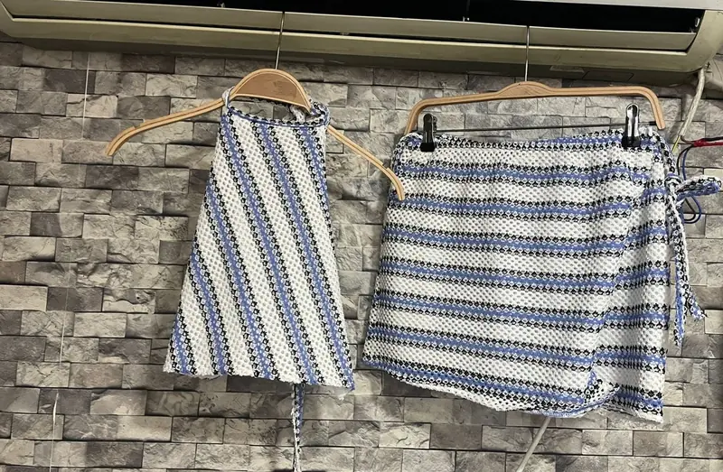Private label production sample manufactured by Cherryrose Textile