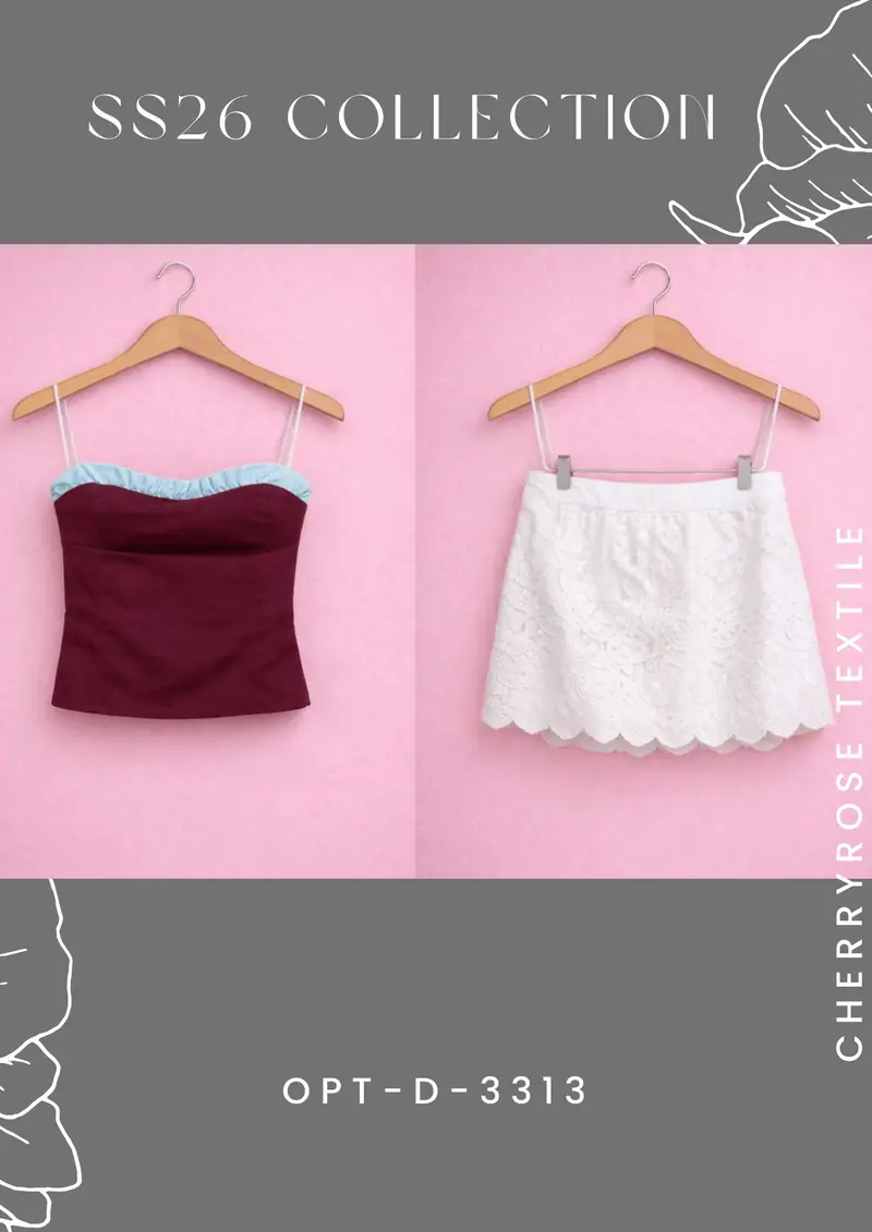 Cherryrose Textile SS26 collection style reference card