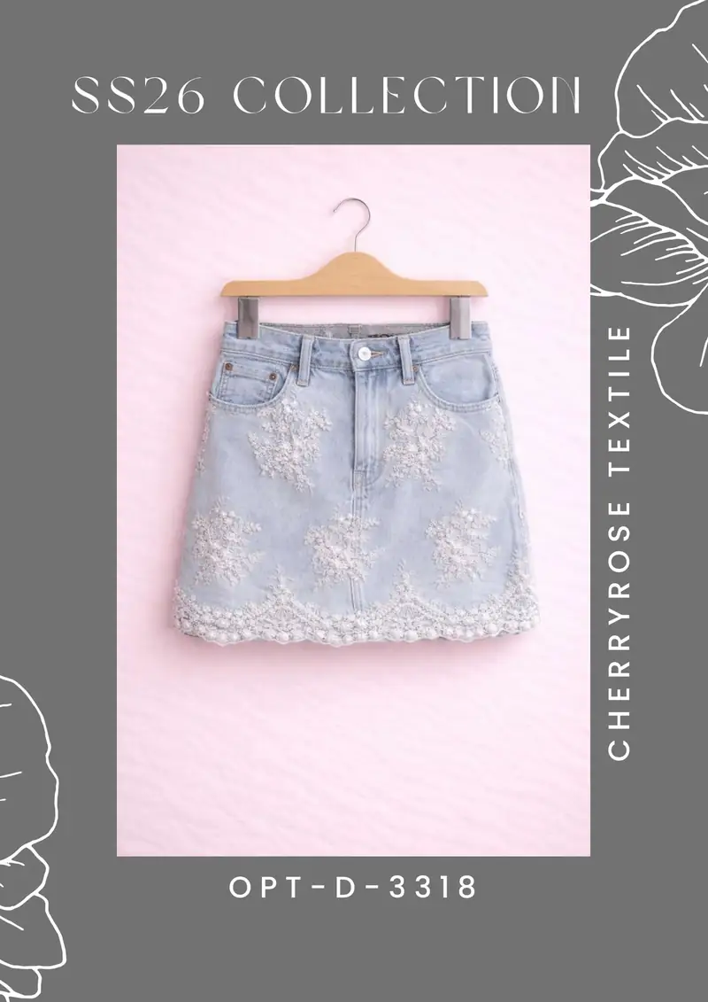 Cherryrose Textile SS26 collection style reference card