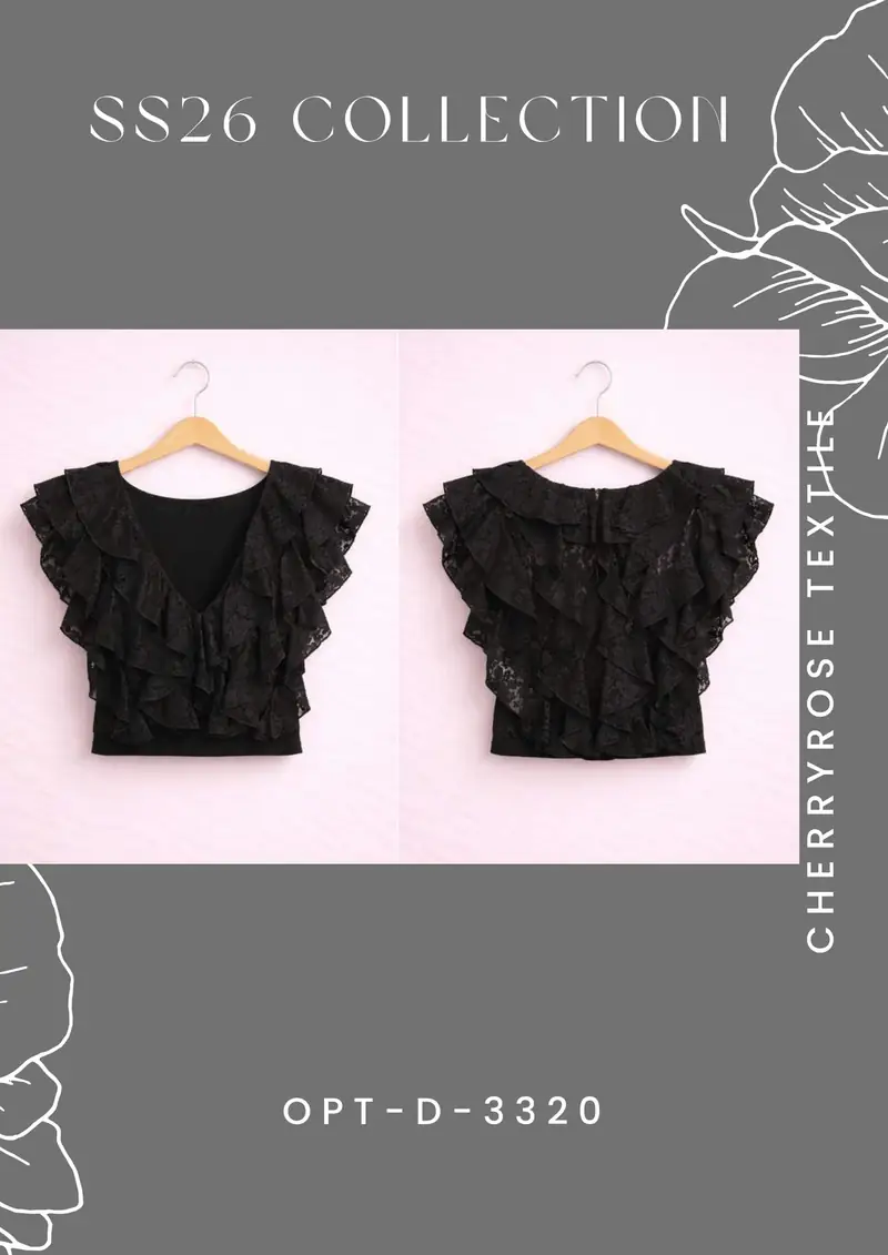Cherryrose Textile SS26 collection style reference card