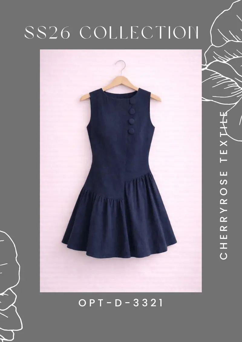 Cherryrose Textile SS26 collection style reference card