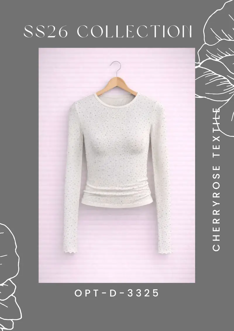 Cherryrose Textile SS26 collection style reference card