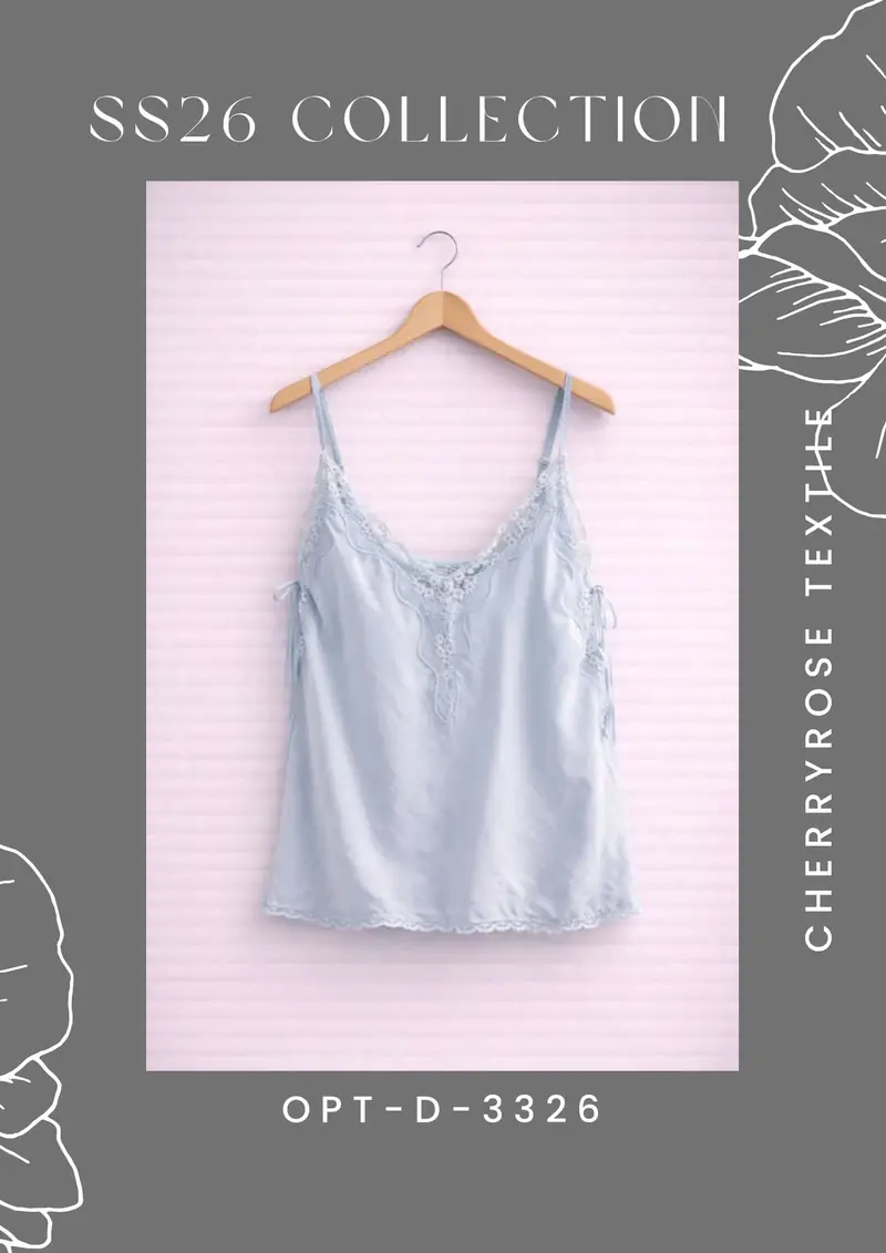 Cherryrose Textile SS26 collection style reference card