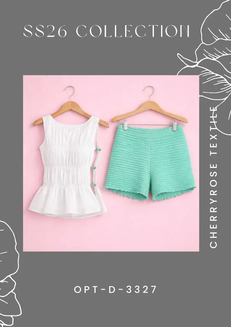 Cherryrose Textile SS26 collection style reference card