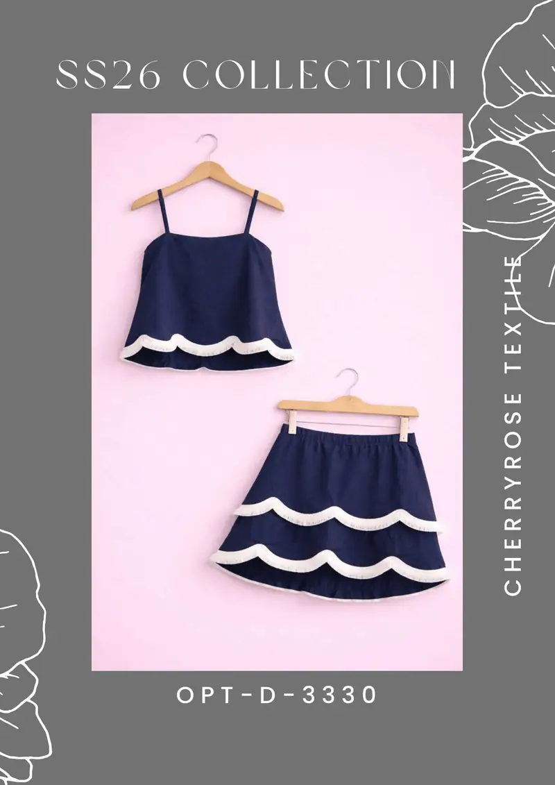 Cherryrose Textile SS26 collection style reference card