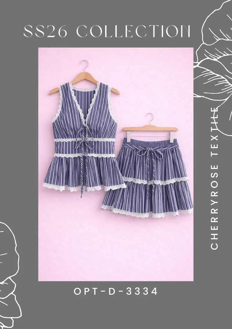 Cherryrose Textile SS26 collection style reference card