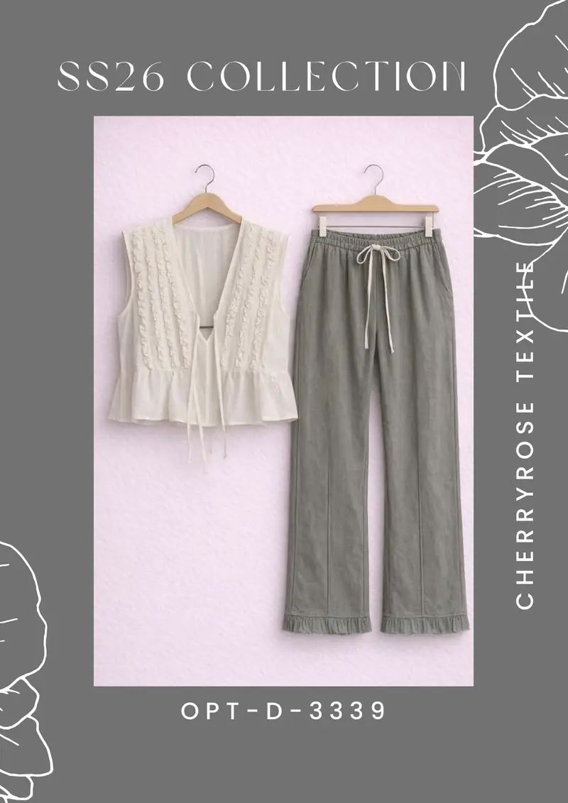 Cherryrose Textile SS26 collection style reference card