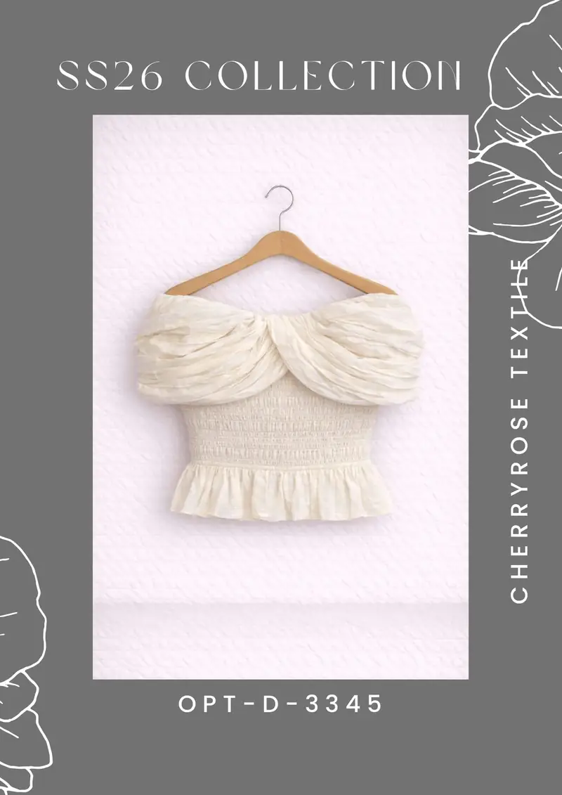 Cherryrose Textile SS26 collection style reference card