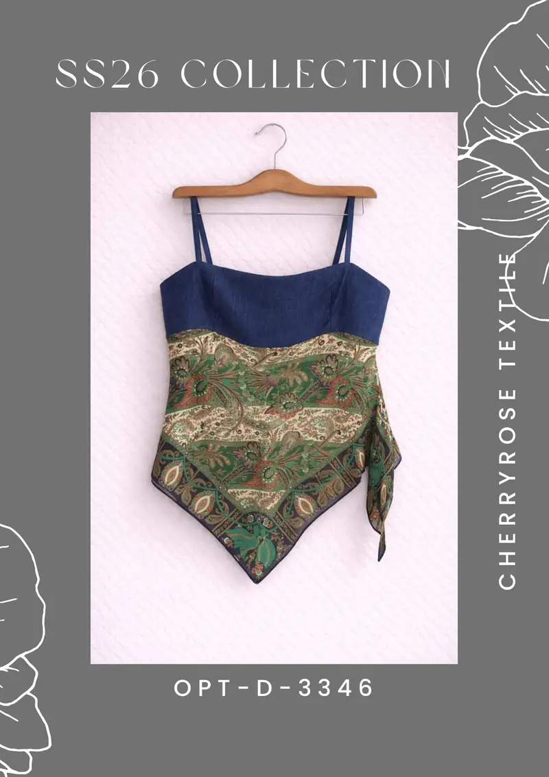Cherryrose Textile SS26 collection style reference card