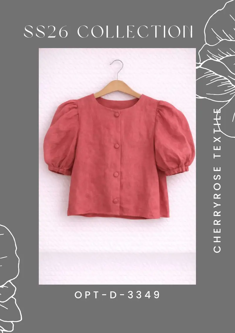 Cherryrose Textile SS26 collection style reference card