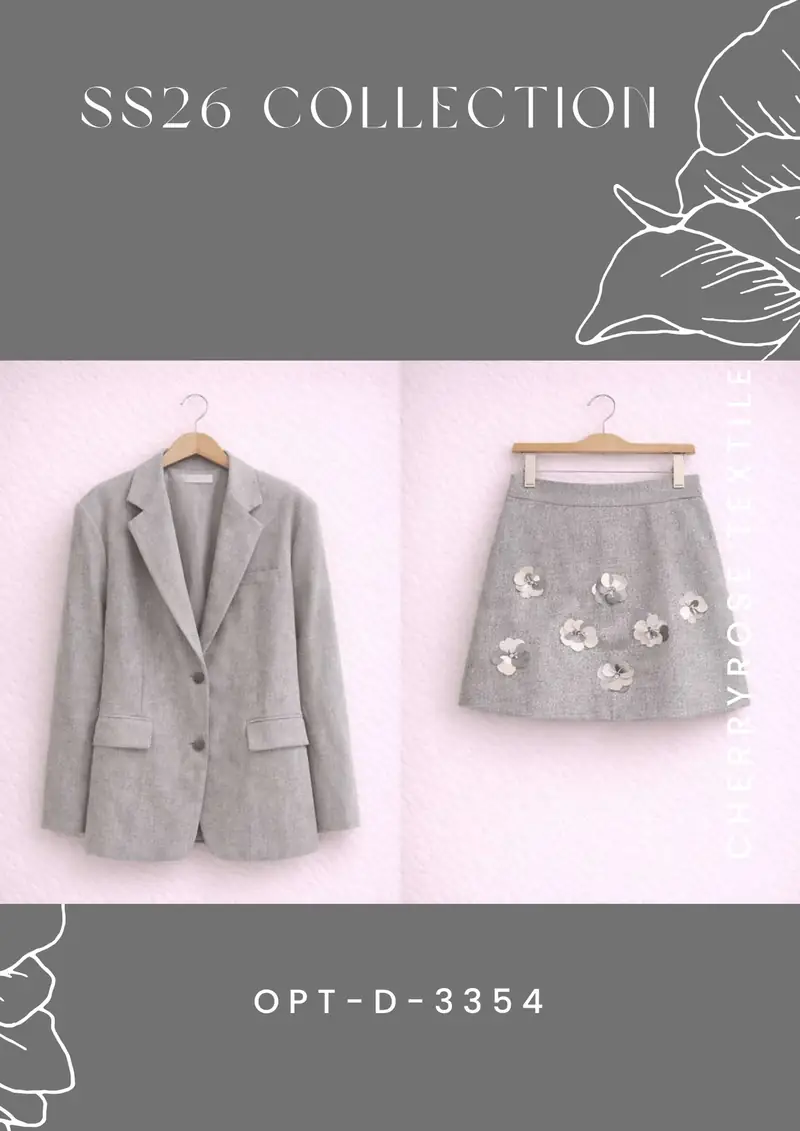 Cherryrose Textile SS26 collection style reference card